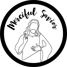 Lent 2023 Divine Mercy Sunday Merciful Savior badge