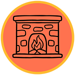 YM Fireside Icon orange small